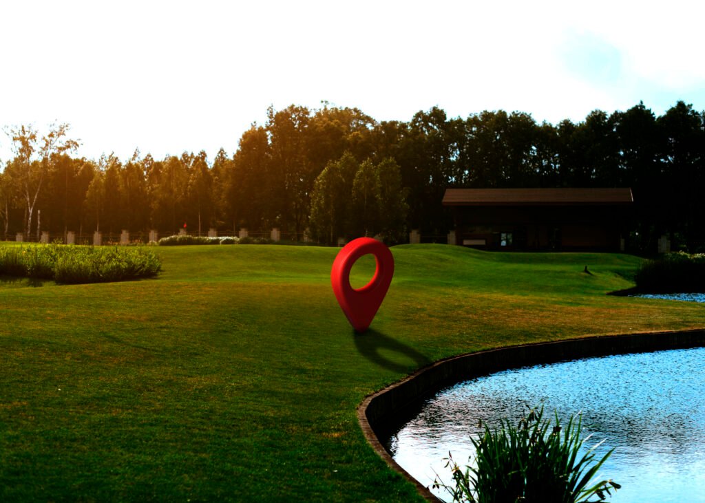 location-symbol-with-landscape-background